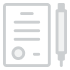 form and pen icon illustration